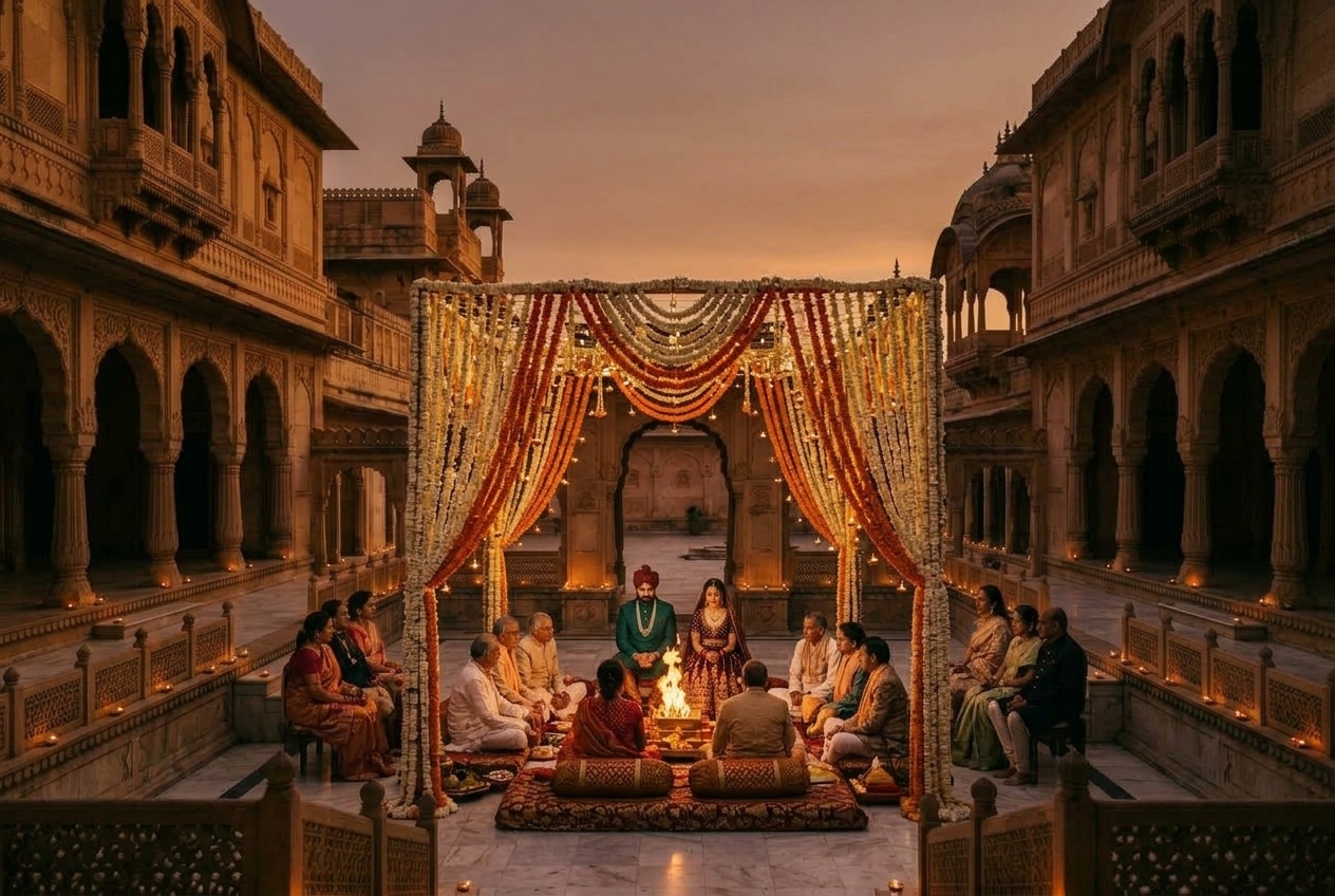 Multi-day heritage celebration coverage across Mehendi, Sangeet and Pheres